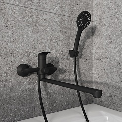 Milardo Смеситель для ванны Rora RORBL00M10 универсальный – фотография-3